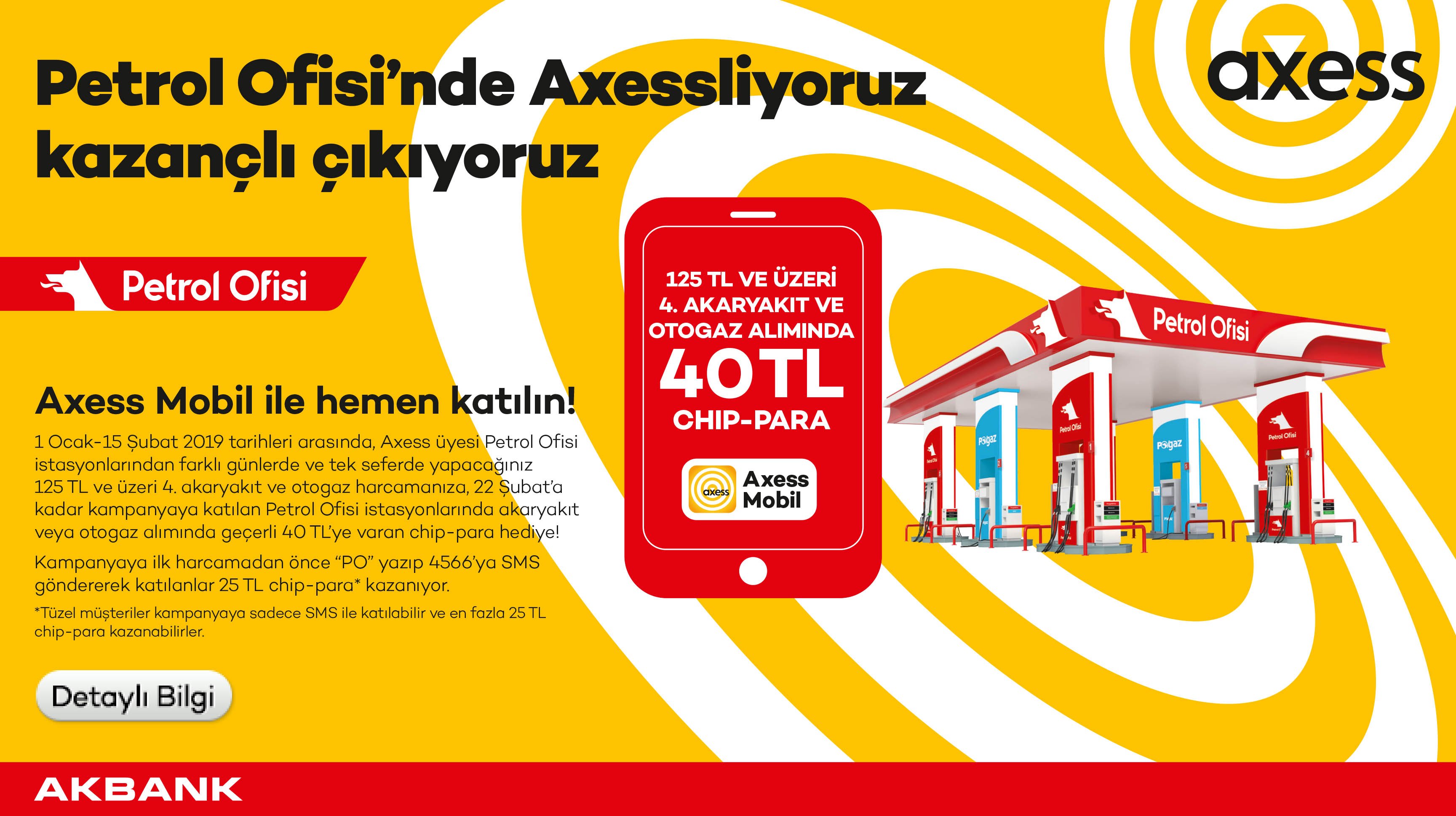 Erdeğer Petrol Ofisi’nden 40 TL Axess ChipPara Fırsatı